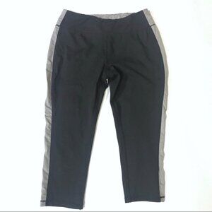 Kyodan Capri Workout Leggings Size Medium Black Athletic